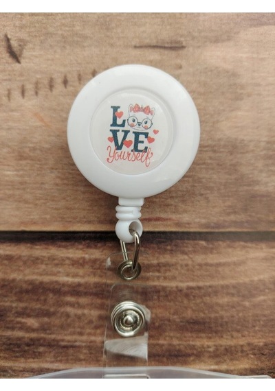 Love Yourself Yoyo Yaka Kartlığı Yatay Dikey Kart Koruyucu