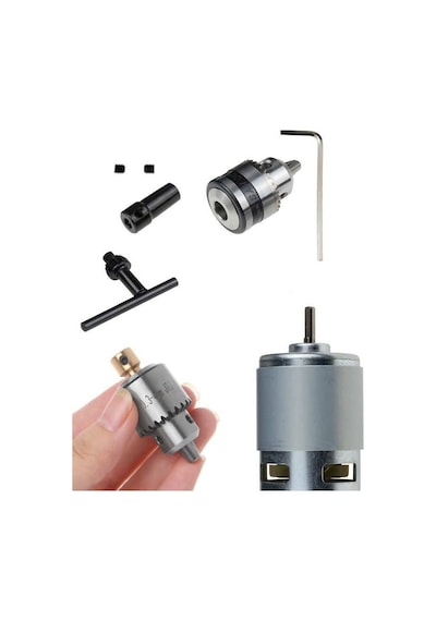 Mini Mandren Matkap Kelepçeli Anahtarlı Set Universal Proje Ödev