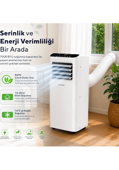 Kumtel Kusunoki KMPAC-7 7.000 Btu Taşınabilir Portatif Klima