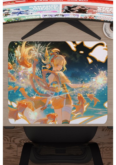 Yoimiya Genshin Impact Anime Gacha V3 - 48x40 Xl Gaming Mouse Pad Fare Altlığı
