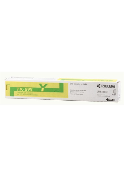 Kyocera Tk-895y Yellow Sarı  Fotokopi Toneri Fs-c8020-8025-8520-8525 6.000 Sayfa
