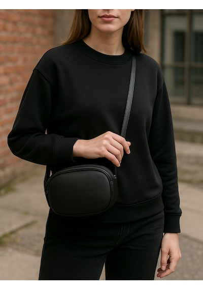 Kadın Mini Urban Çapraz Askılı Omuz Çantası Siyah