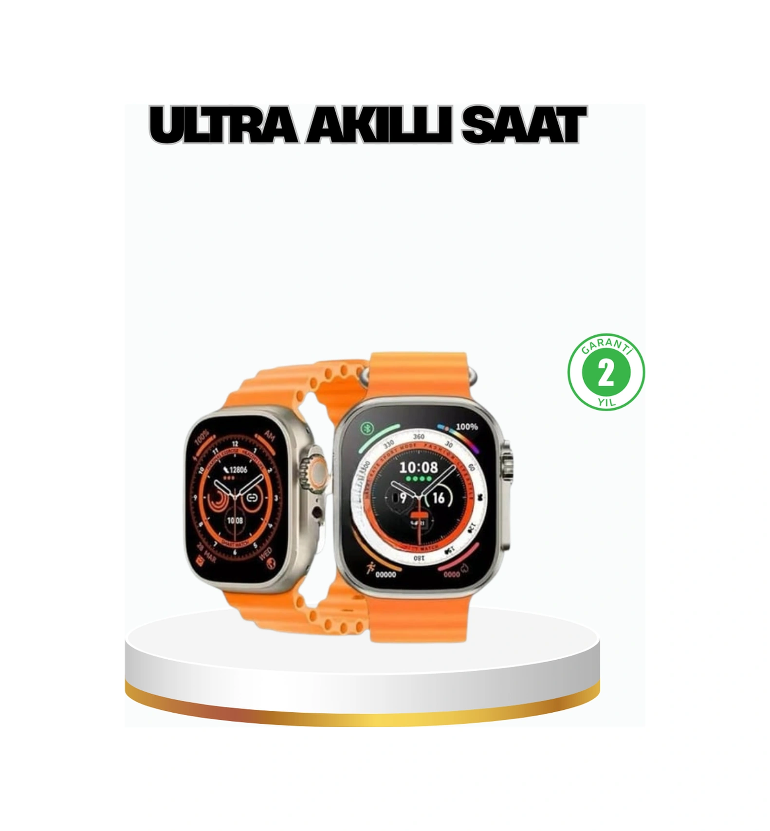 Kordonlu Akıllı Saat Sesli Görüşme, Gps, Nabız Ve Uyku Takibi