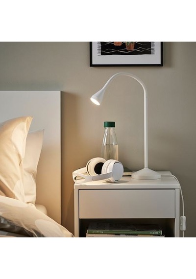 Ikea Nävlınge Çalışma Lambası, Beyaz, 52 Cm