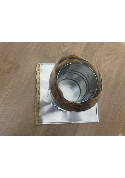 Isı Yalıtımlı Yanmaz Karavan Çadır Soba Baca Adaptörü 10 Cm Lik Borular İçin Çok Renkli