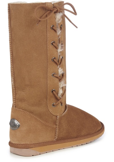 Emu Australia Platinum Hi Lace Kahve Kahve