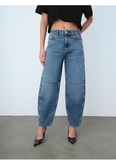 LOFT Balloon Balloon Fit Kadın Pantolon Lf2040335 Q1.v1 Denim