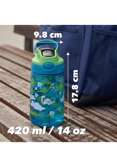 Gizmo Flip Dragon Çelik Çocuk Suluğu 380 Ml, Mavi