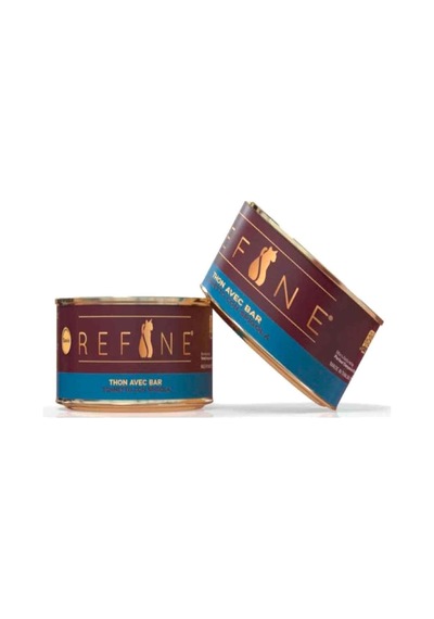 Refine Kedi Konservesi Levrekli Ve Ton Balıklı 85 Gr