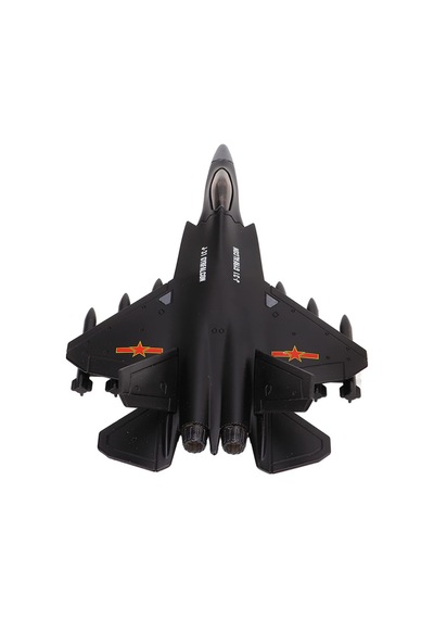 22 Cm Çelik Gövdeli J-31 Gyrfalcon Avcı Jeti - Aydınlatmalı Müzikli, Geri Çekmeli Askeri Hava Aracı Replika Maketi