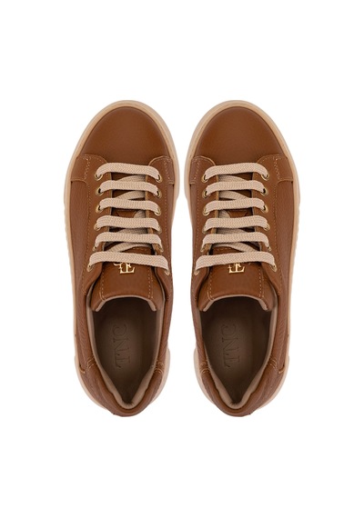 Tamer Tanca Kadın Hakiki Deri Taba Sneakers & Spor Ayakkabı 1116 5022-09 Bn Ayk Sk25-26 Taba Fltr Taba