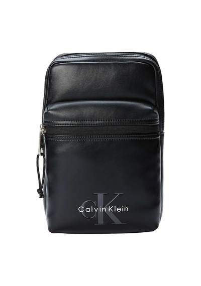 Calvin Klein Bold Logo Webbıng Sl, Ub1 Siyah Erkek Tek Omuz Sırt Çantası