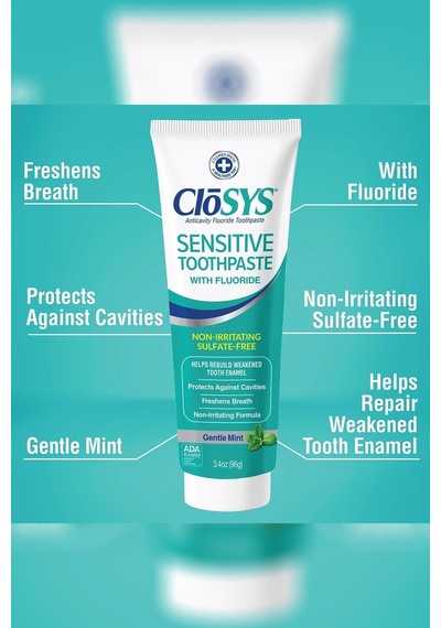 Closys Sensitive Hassasiyet Karşıtı Florürlü Diş Macunu 96gr