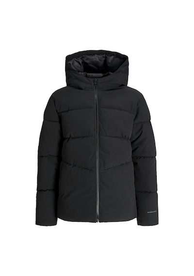 Jack & Jones Jjglobal Puffer Jacket Jn Siyah Erkek Çocuk Mont Siyah
