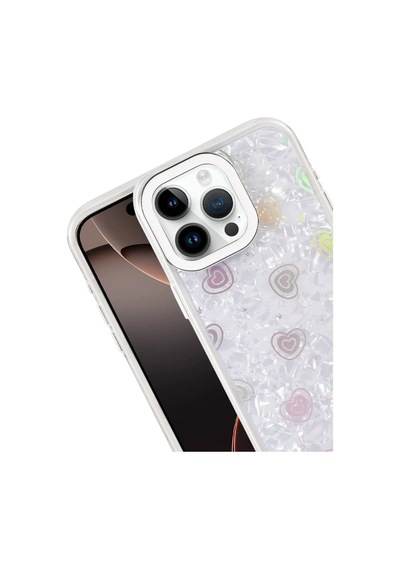 Apple İphone 16 Pro Max Lumi Desenli Kapak - Beyaz 0.2M-Çok Renkli