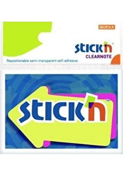 Gıpta Stickn 76x50 Ok Şekilli Neon 2 Renk 60Yp