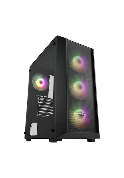 Fsp Cmt 218 4 X 120mm Fixed Rgb Fan Temperli Cam Kasa