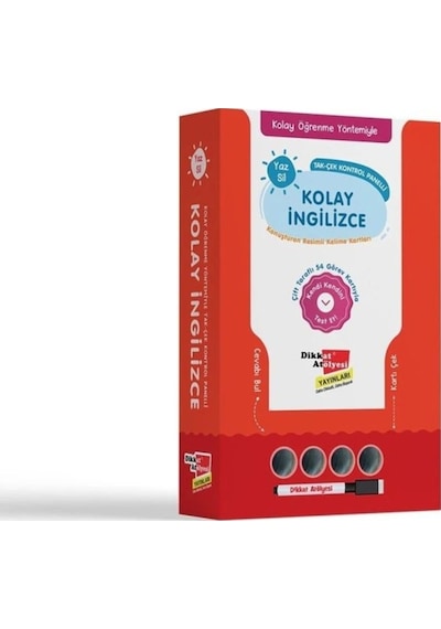 Kolay İngilizce Konuşturan Resimli Kelime Kartları