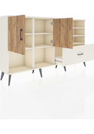 Arges Konsol 7 Raflı Tek Çekmeceli 2 Kapaklı 176x30x99 Aytaşı-çam/aytaşı Atlas Çam/aytası - Aytası Arges Konsol 7 Raflı Tek Çekmeceli 2 Kapaklı 176x30x99 Aytaşı-çam/aytaşı Atlas Çam/aytası - Aytası