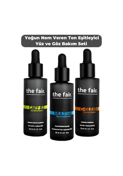 The Fair Yoğun Nem Veren & Ton Eşitleyici Vegan Yüz ve Göz Çevresi Bakım Set