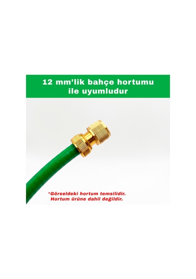 Car-fil Alüminyum Hızlı Bağlantı Hortum Adaptör Seti 2 Adet Sızdırmaz Adaptör 1/2"
