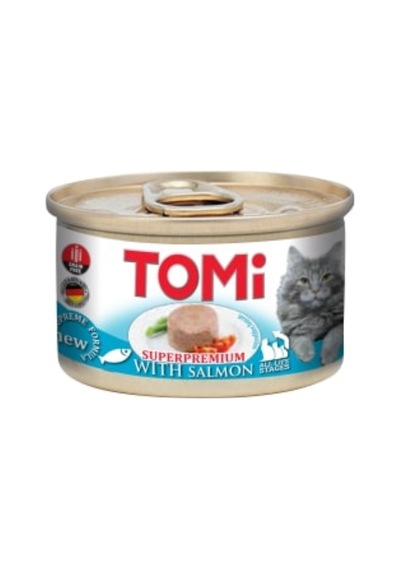 Tomi - 134 - Kedi Somonlu Yaş - Csmo-tex - Mama 85g