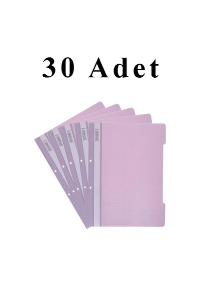 A4 Lila Telli Dosya 1 Paket 30 Adet