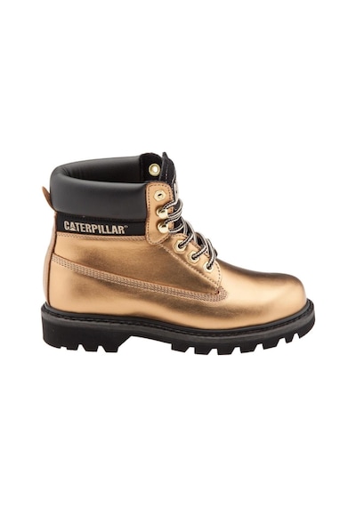 Caterpillar Colorado Bronze Deri Kadın Bot Siyah