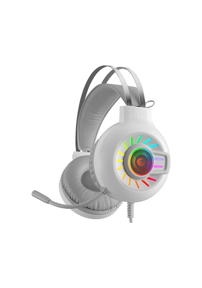 Rampage RM-K44 Zengibar 7.1 Surround Mikrofonlu RGB Kulak Üstü Oyuncu Kulaklığı