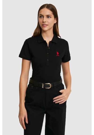 U.S. Polo Assn. U.s. Polo Assn. Kadın Siyah Tişört Basic 50321798-vr046