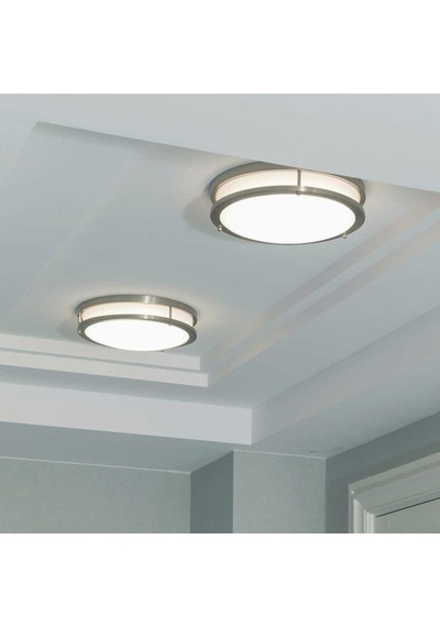 24 Watt, 4000k Soğuk Beyaz Işık Sıva Üstü Led Armatür, Modern Tavan Armatürü, Ledli Tavan Armatürü Siyah