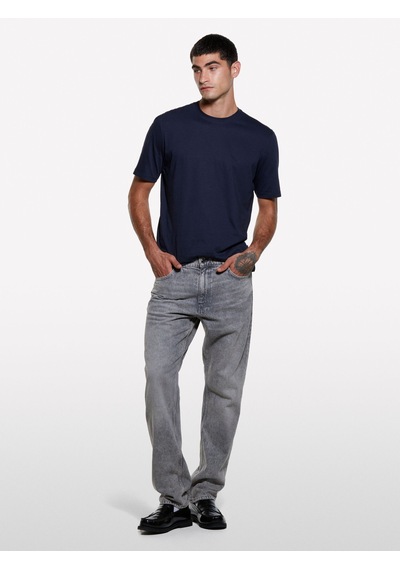 Sisley %100 Pamuk Vintage Efektli Regular Fit Pantolon Erkek Beyaz Pantolon - 325a4jpdse02ı