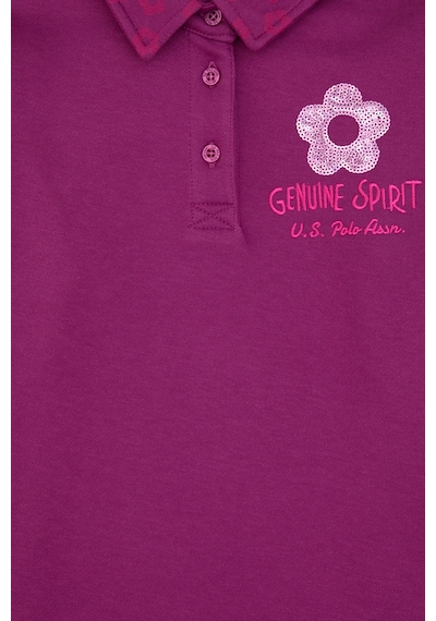 U.s. Polo Assn. Kız Çocuk Menekşe Sweatshirt 50317914-vr037 Menekse