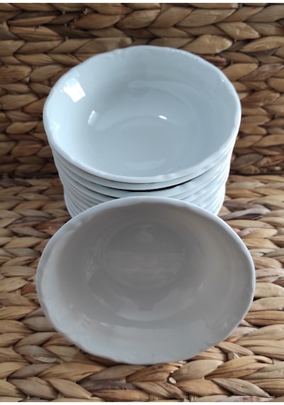 Porland Porselen Anadolu Beyazı 13 Cm 12 Adet Küçük Çorba Kases