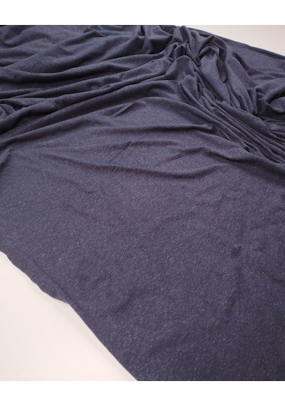 Lacivert Penye Örme Kumaş İnce Esnek Yumuşak Tişörtlük & Bluzluk En: 140cm-12077