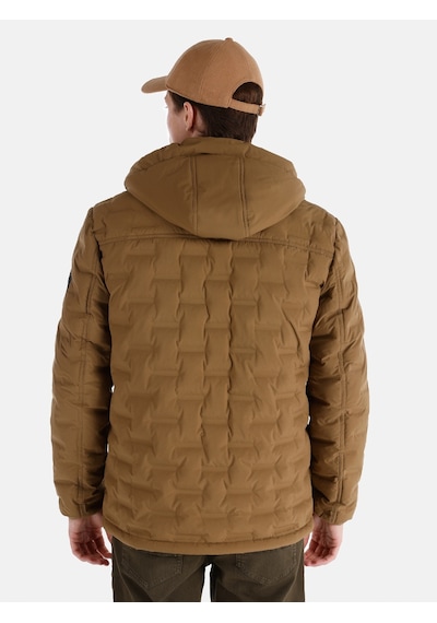 Colin's Colins Slim Fit Kapüşonlu Kahverengi Erkek Mont Cl1066366 Camel