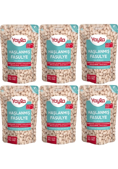 Yayla Haşlanmış Fasulye 6 x 700 G