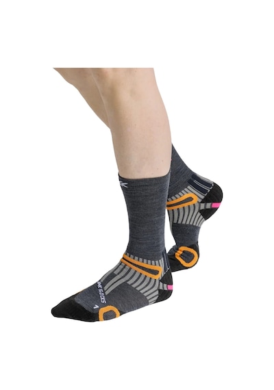 X-bıonıc X-bionic X-socks Hike Anatomix Merino Crew Unisex Çorap 1009 Gri
