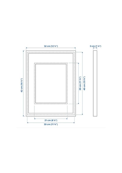 Ikea Rödalm Derinlik Efektli Fotoğraf Çerçevesi 30 X 40 Cm Bej