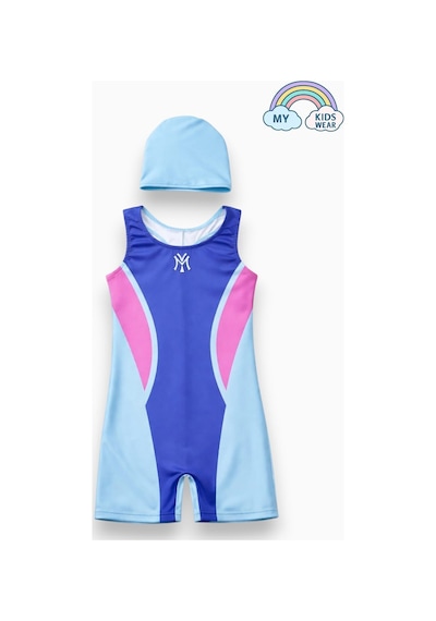 My Kids Wear Kız Çocuk Deniz Yüzücü Mayoları 5-16 Yaş 12633 Renkli