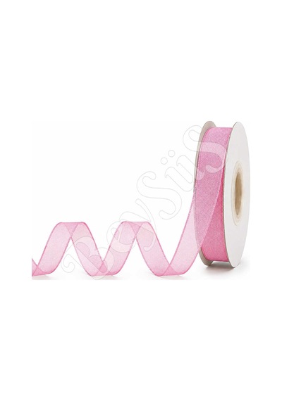 Organze Kurdele 10 Mm Pembe