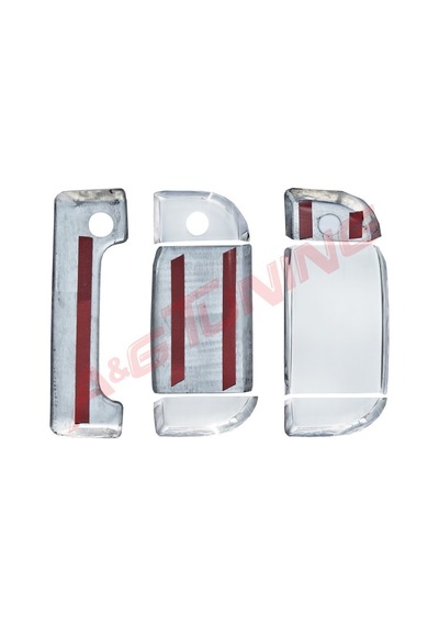 Vw T4 Caravelle Krom Kapı Kolu 1998-2003 7Prç Paslanmaz Çelik N11.474