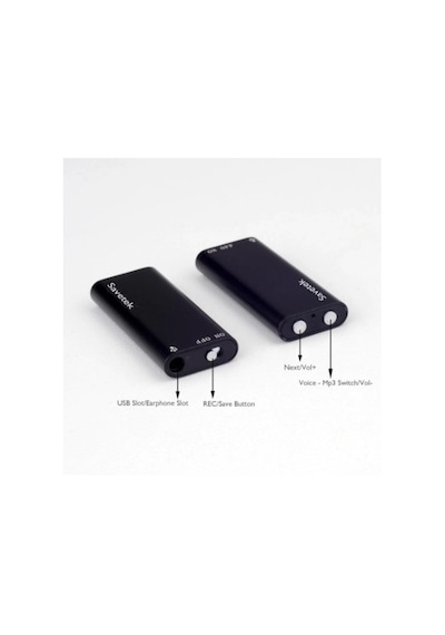Küçük Mini Ses Kayıt Cihazı 8 Gb