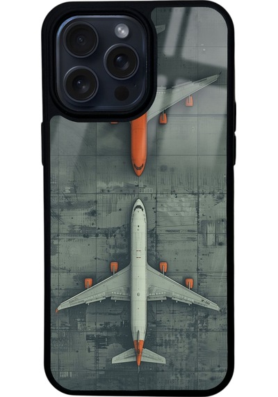 Apple Uyumlu iPhone 14 Pro Max Terminal Paraleli Tasarımlı Glossy Telefon Kılıfı Çok Renkli