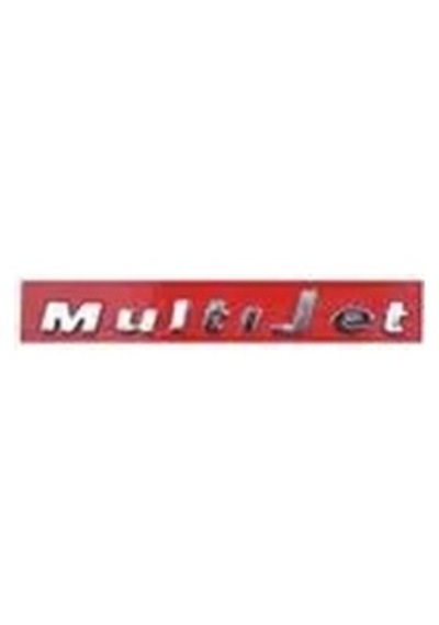 Yazı Multijet Sade Parçalı Krom Fıat 01