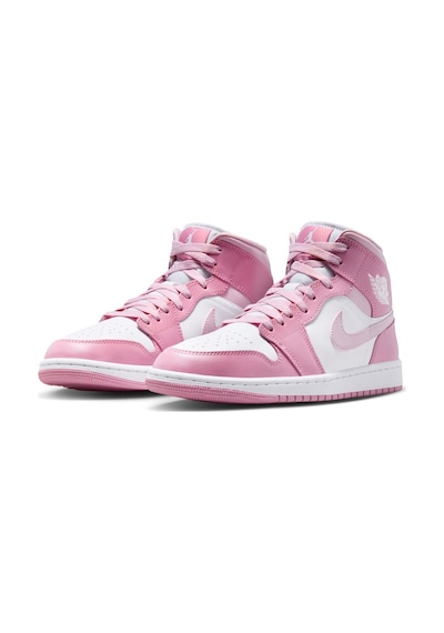 Nike Air Jordan 1 Mid Kadın Pembe Basketbol Ayakkabısı Pembe - 926437807 Pembe
