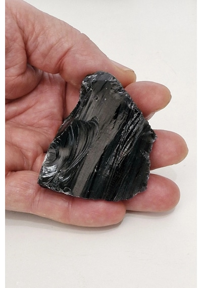 Siyah Obsidyen Doğal Kütle So-8