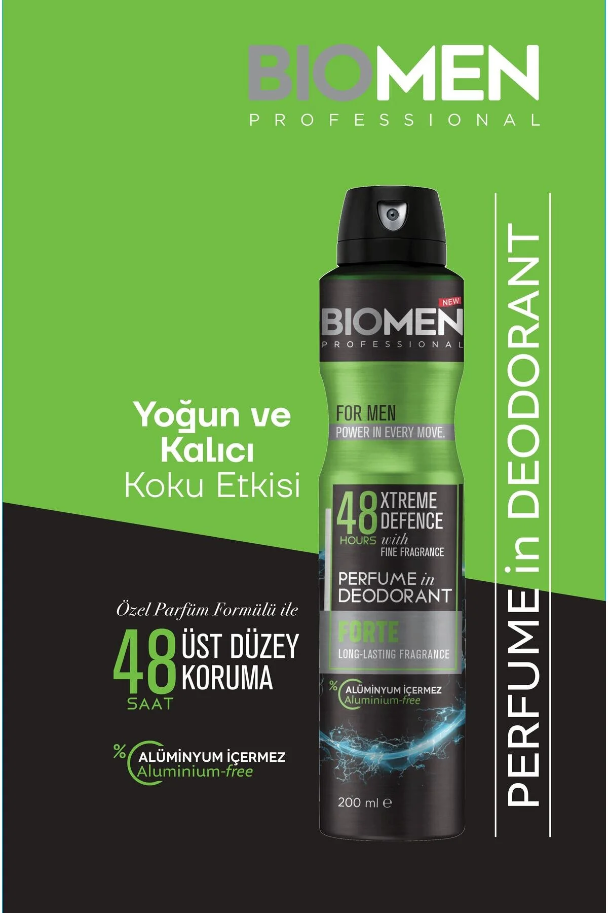 Perfume İn Deodorant For Men Forte 3x 200 Ml