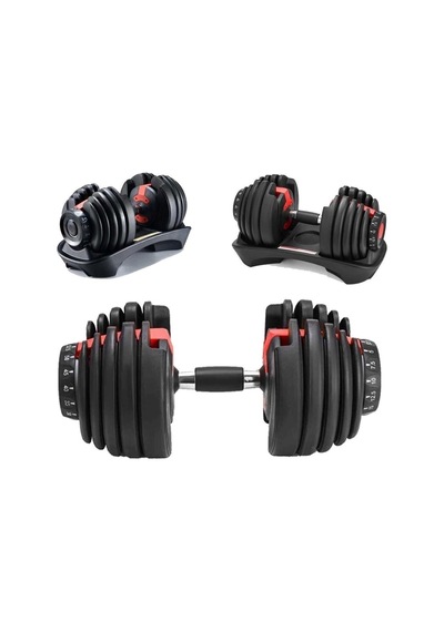 Ayarlanabilir Dambıl Ve Stand Seti 2 X 24 Kg Ayarlanabilir Mekanizmalı Dambıl + Dambıl Standı