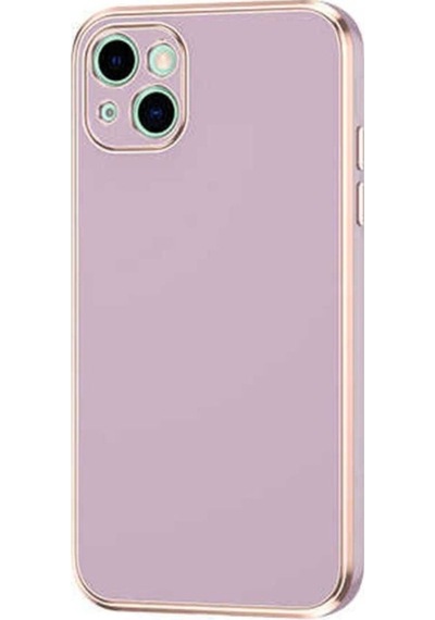 Apple Uyumlu iPhone 13 Kılıf Zore Bark Kapak Lila